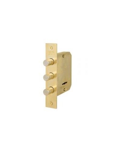 FAC LOCK 480B 43 WOOD MORTISE 3 GOLDEN BOLTS