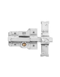 FAC CERROJO 306L/115 IZDA LLAVE/LLAVE BOMBILLO 50 PICAPORTE NIQUEL 2