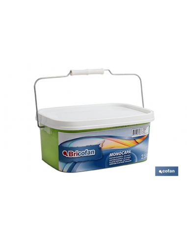 COFAN PINTURA PLASTICA MONOCAPA BLANCO 2.5 L.GATHA