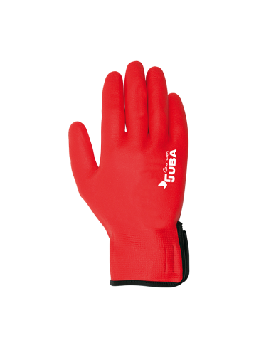 JUBA GUANTES 5115B NITRILO MICROFOAM ROJO .9L