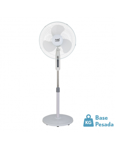 FABRILAMP VENTILADOR PIE ETESIO 3 ASPAS 43CM 40W BLANCO