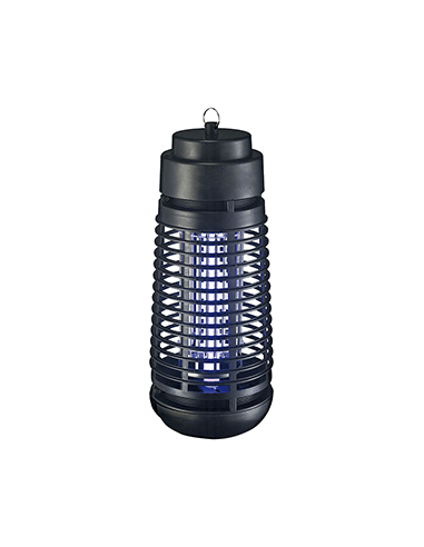 HEPO.MATAMOSQUITOS  LED PARRILA 6 W.PIRAMIDE NEGRO