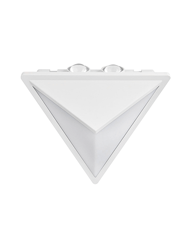 APLIQUE LED PVC TRIANGULO BLANCO 15 W 4200K NEUTRO IP65