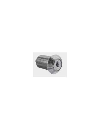 BTV ROUND CHROME MAILBOX LOCK LONG THREAD 60443