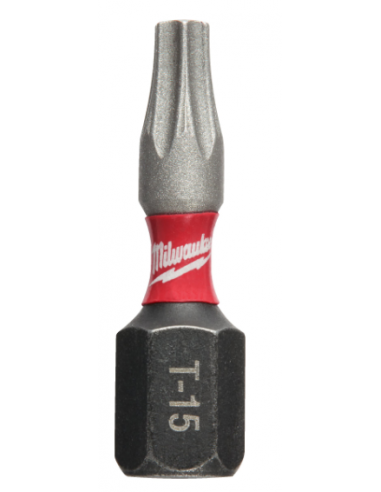 CHAVE DE FENDA DE PONTA MILWAUKEE 1/4 TORX T-15*25 (2 U.