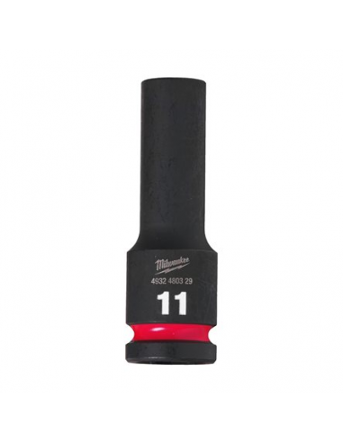 MILWAUKEE CARRACA IMPACTO 1/2" VASO LARGO 6C.11 MM