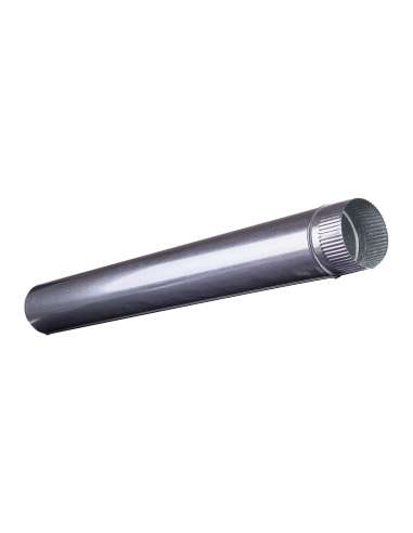 Wolfpack Tubo Estufa Acero Galvanizado Ø 110 mm, Ideal Estufas de Leña, Chimenea, Alta resistencia, Conducto Humos