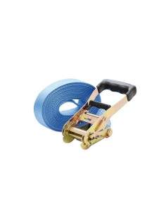 MURTRA ESLINGA TEXTIL 50 mm.12 M.GANCHO ABIERTO RATCHET 75 mm.3500 KG.