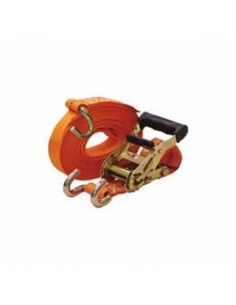 MURTRA ESLINGA TEXTIL 35 mm. 8 M.+RATCHET 58mm.GANCHO ABIERTO 2000KG.