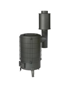 THECA ESTUFA LEÑA ECODESING N.4 16.5 Kw.110 mm.(TE INCLUIDA 2