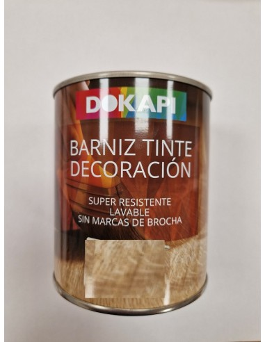 DOKAPI BARNIZ 750 CC.TINTE CAOBA BRILLO