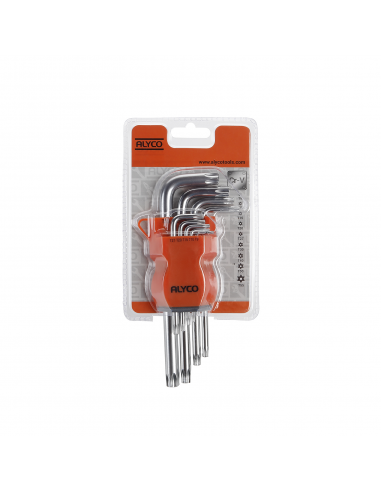 CONJUNTO DE CHAVES TORX À PROVA DE CAUDA ALYCO HR LONG T9-T55 (9 U.