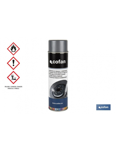 COFAN SPRAY 500ML.LIMPA FREIOS