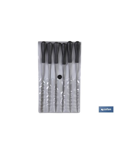 COFAN NEEDLE FILE SET 160 MM. (12 U.