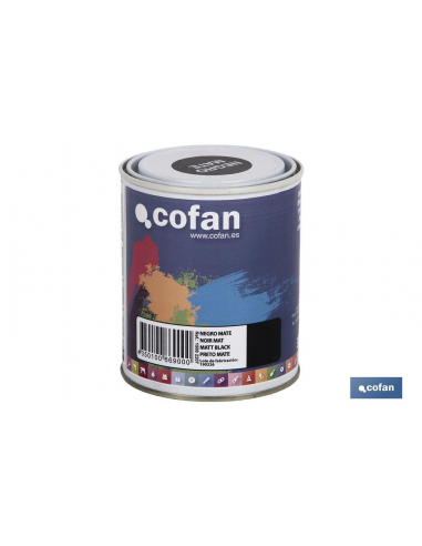 COFAN PINTURA ESMALETE 125 ML.BLANCO MATE