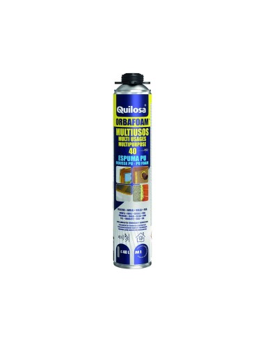 QUILOSA ESPUMA POLIURETANO ORBAFOAN SPRAY PISTOLA (BOTE 700 ML.