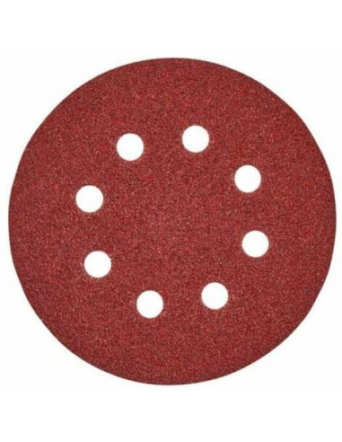 LIJA CIRCULAR 125 VELCRO PERFORADA GR. 80