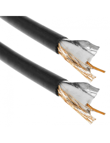 CABLE ANTENA COAXIAL RG-59 NEGRO (1 M.