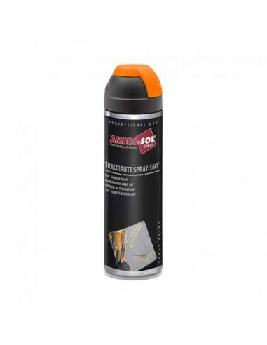 AMBRO-SOL SPRAY 500 MARCADOR OBRA 360º NARANJA FLUORESCENTE