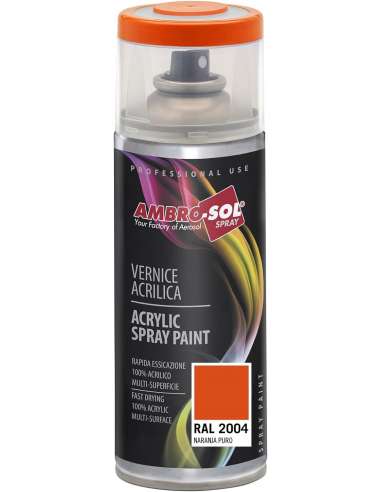 AMBRO-SOL SPRAY 400 PINTURA ACRILICA 2001 NARANJA PURO