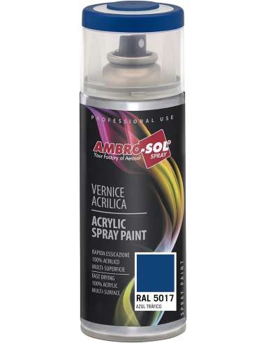 AMBRO-SOL SPRAY 400 PINTURA ACRILICA 5017 AZUL TRAFICO