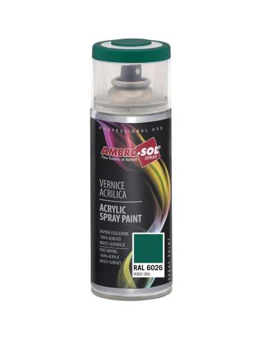 AMBRO-SOL SPRAY 400 PINTURA ACRILICA 6009 VERDE ABETO