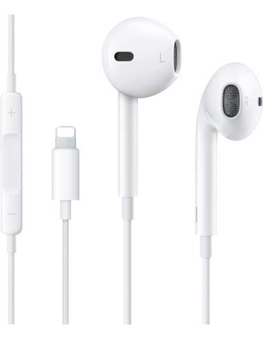 AURICULARES IPHONE VOLUMEN LLAMADAS BLANCO