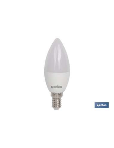 COFAN LAMPARA LED VELA E14  8W.4000K.