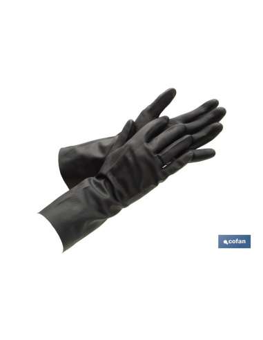 COFAN GUANTES NEOPRENO NEGRO 100% Cat III -20°C y 50°C  8 M