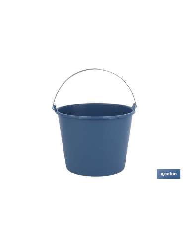 COFAN CUBO PLASTICO REDONDO C/ASA 12 L.