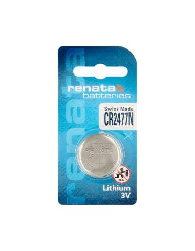 RENATA PILA BOTON LITIO CR2477 3 V.950 mAh 24.5*7.7 (1 U.