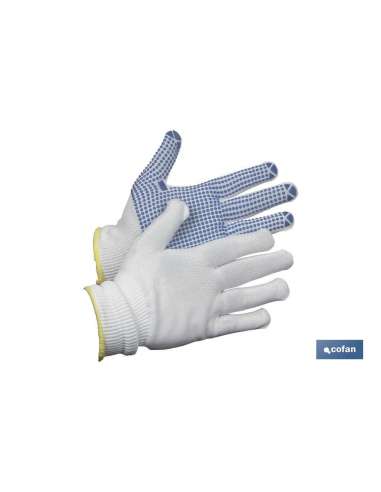 LUVAS COFAN PVC PONTA NA PALMA 100% NYLON 9 L