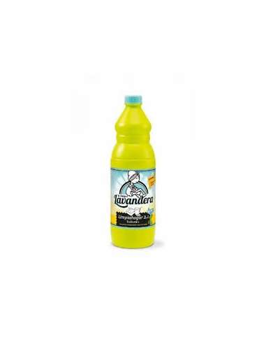 LAVANDERA LEJIA DETERGENTE LIMON BOTELLA 1,5 L.