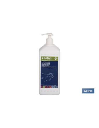 COFAN GEL LAVAMANOS PERFUMADO C/PROTECCION BOTELLA C/APLICADOR OFICINA 1 L.