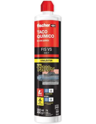 FISCHER RESINA FIS VS SOLAR TUBO 300 ML.