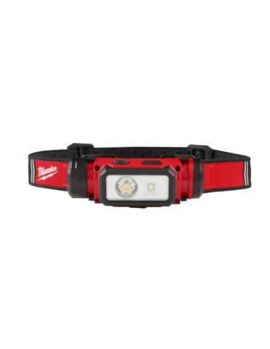 LANTERNA LED RECARREGÁVEL MILWAUKEE CABEÇA USB L4 HL2-301 REDLITHIUM TRUEVIEW IP54