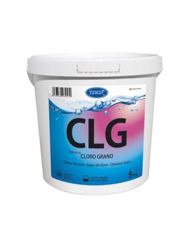 TAMAR CLORO PISCINA GRANULADO CUBO 5 KG.