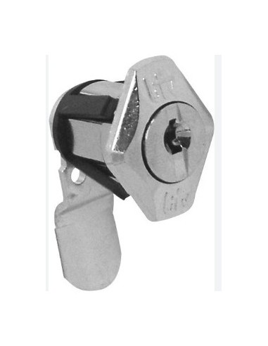 BTV STRAIGHT CHROME OVAL MAILBOX LOCK 60409