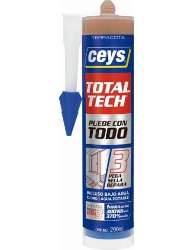 CEYS TOTAL TECH CARTUCHO 290 ML.TERRACOTA