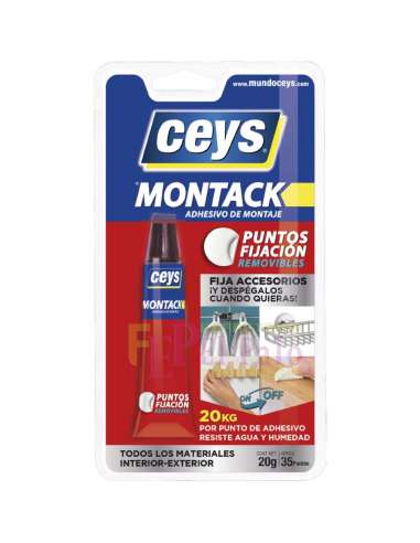 CEYS MONTACK PUNTO FIJACION REMOVIBLES 20 GR.