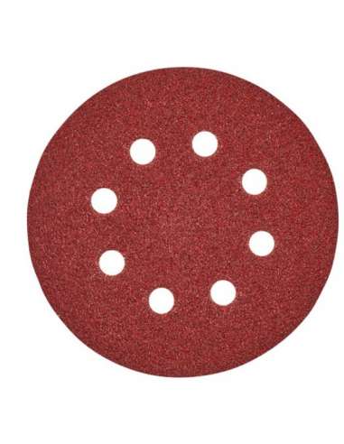 MILWAUKEE VELCRO CIRCULAR PERFURADO SANDPAD 150 180 (10 U.