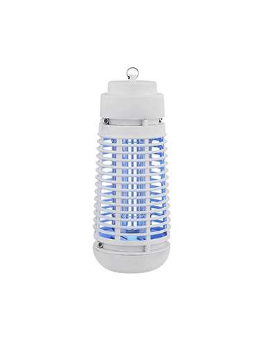 HEPO.MATAMOSQUITOS  LED PARRILA 6 W.PIRAMIDE BLANCO