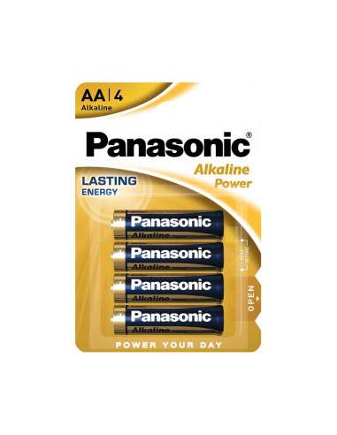 PANASONIC PILA ALCALINA LR06 AA (4 U.