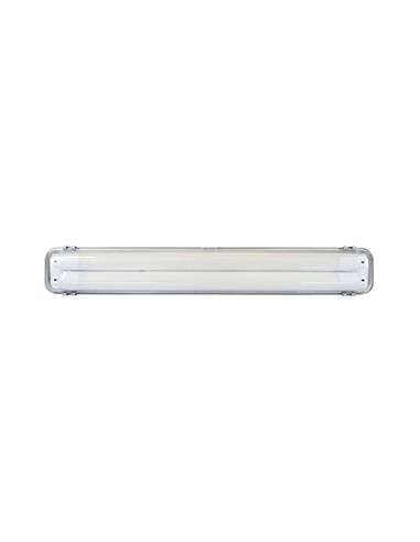 TELA LED IMPERMEÁVEL 120 CM.2*18W COM TUBO DE 1 PONTO 6000K DIA P65