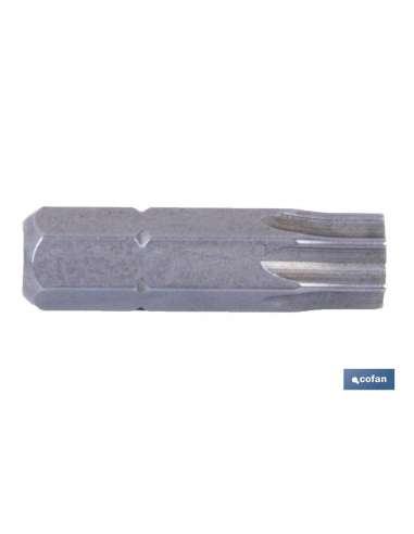 COFAN PUNTA DESTORNILLADOR 1/4" TORX T-30*25