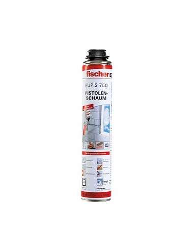 FISCHER ESPUMA POLIURETANO PISTOLA PROYECTABLE PU TOTAL 8TUBO750 ML.