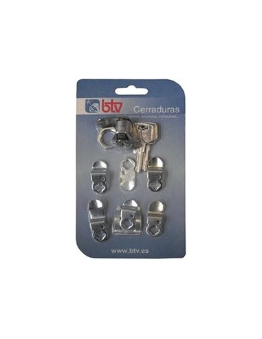 BTV OVAL BRASS MAILBOX LOCK POSTMAN KIT 60014