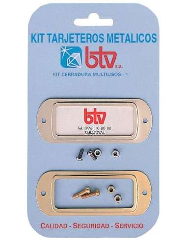 BTV TARJETERO BUZON INOX (BLITER 2 U.60012