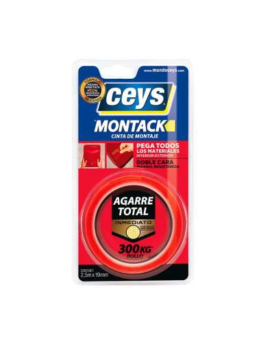 CEYS MONTACK AGARRE INMEDIATO CINTA (BLISTER