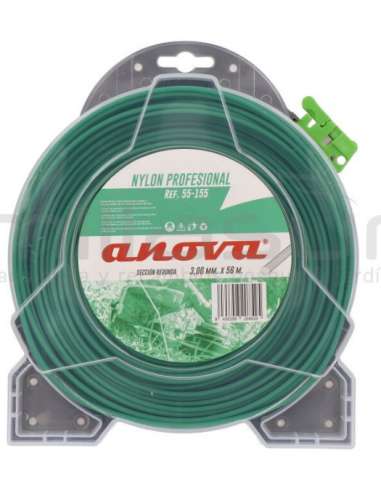 ROÇA RODADA ANOVA NYLON ROSCA 3,0 mm. (CARRETEL 56 M.